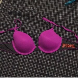 Purple T-shirt Bra from VS PINK